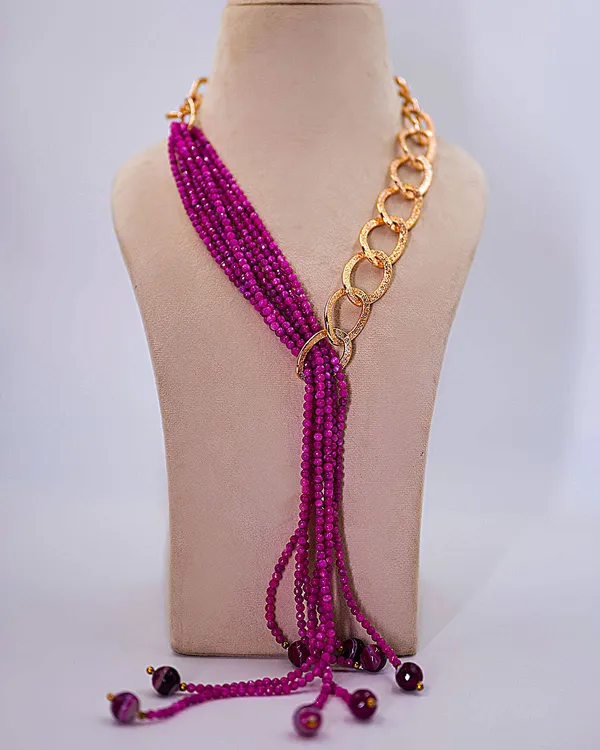 Magenta_Onyx_Royale_Magenta_Color_Onyx_Stones_And_Anti_Tarnish_Chain_Necklace