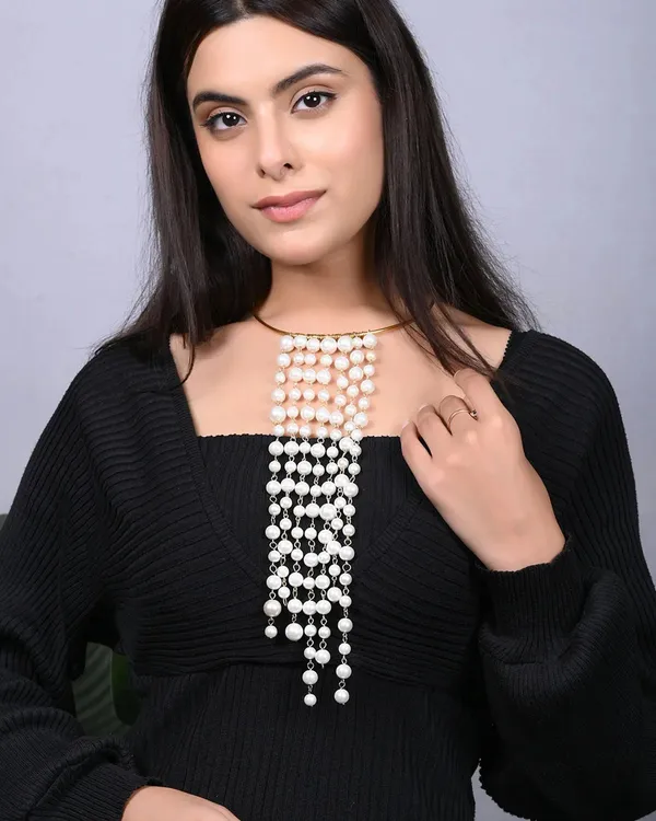Off_White_Ivory_Rain_Shell_Pearls_Hasli_Style_Waterfall_Necklace