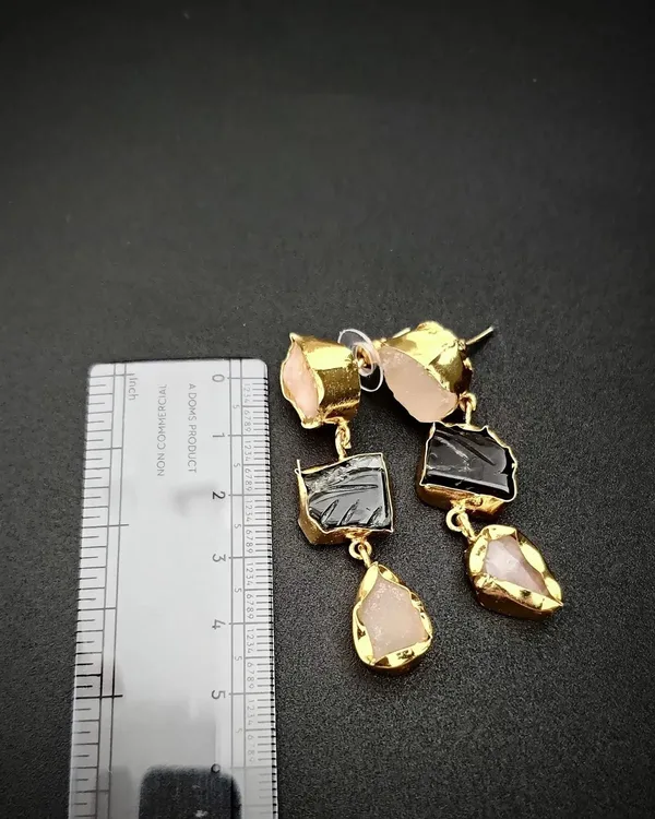 Golden_Mystic_Ashes_Rose_Quartz_And_Labradorite_Earrings