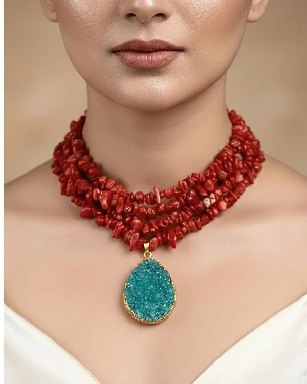 Blush_Reef_Coral_Choker_Necklace