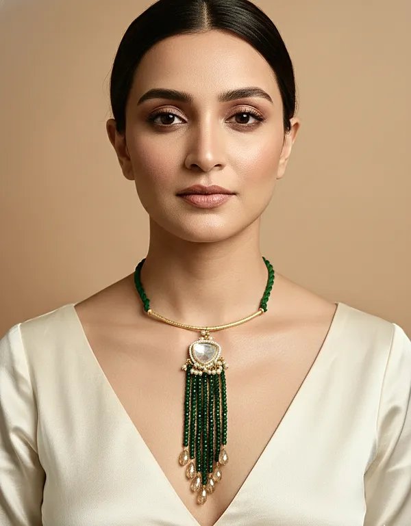 Emerald_Cascade_Kundan_Necklace