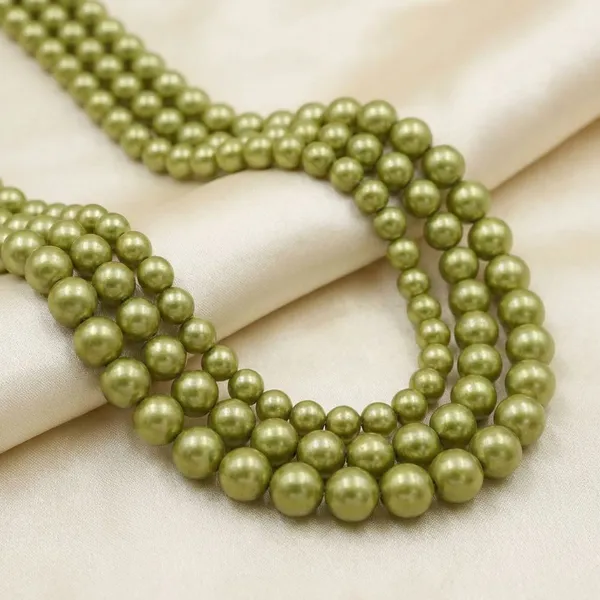 Pistachio_Green_Eternal_Bond_Necklace_Pistachio_Color_Shell_Pearls