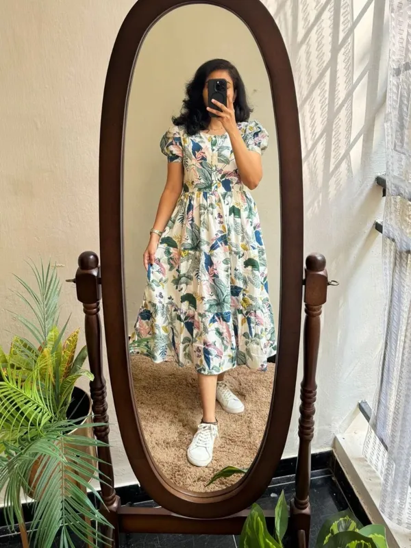Multicolor_Rayon_Flared_Round_Neck_Gown_For_Women