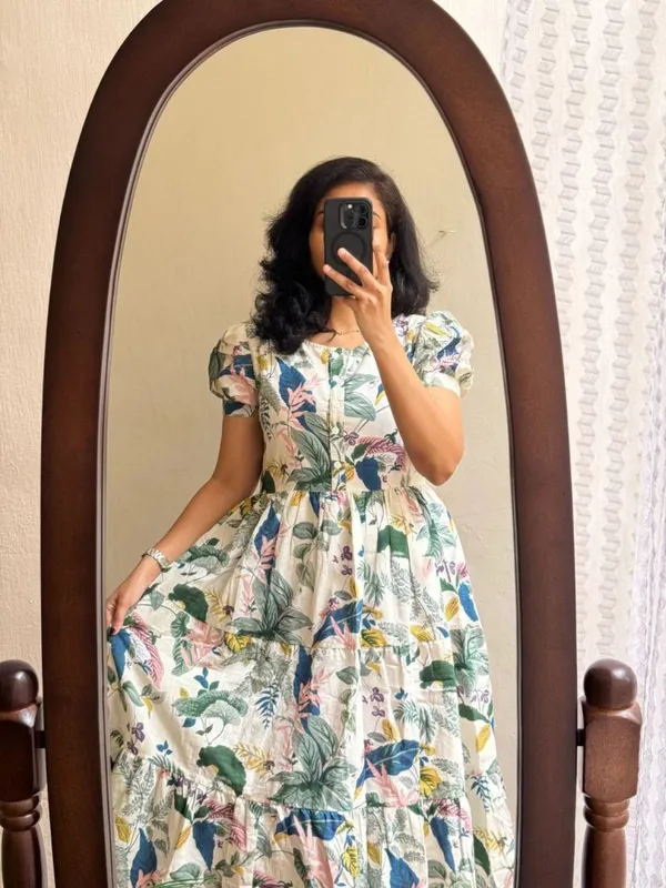 Multicolor_Rayon_Flared_Round_Neck_Gown_For_Women