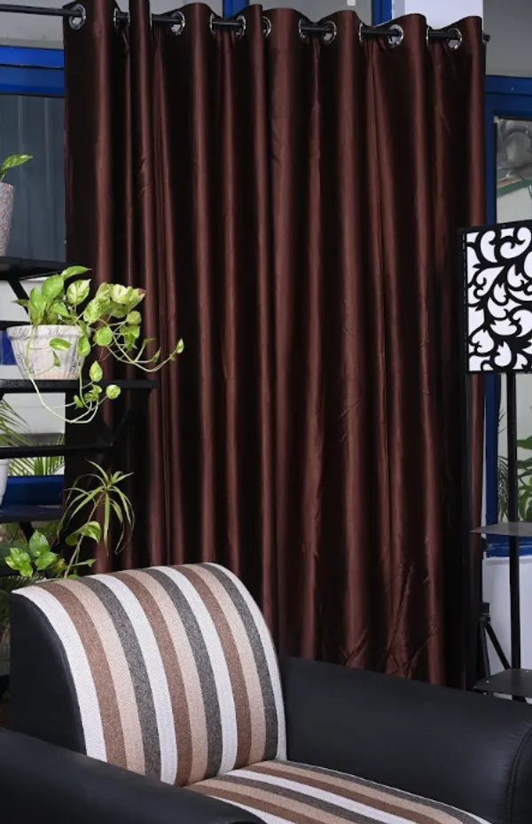 Brown_Polyster_Curtain_For_Home_And_Decor