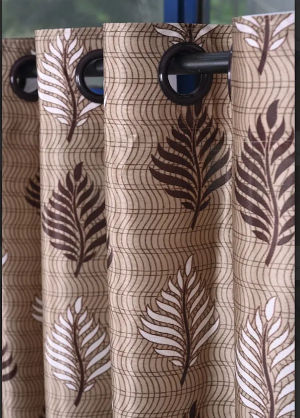 Brown_Print_Polyster_Curtain_For_Home_And_Decor