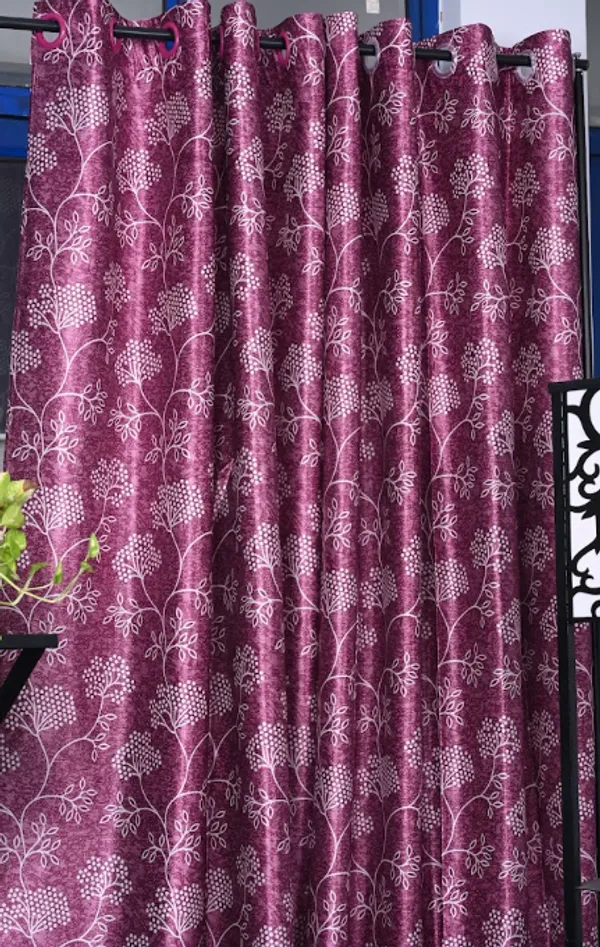 Pink_Polyster_Curtain_For_Home_And_Decor