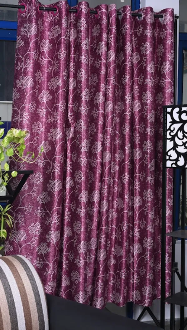 Pink_Polyster_Curtain_For_Home_And_Decor