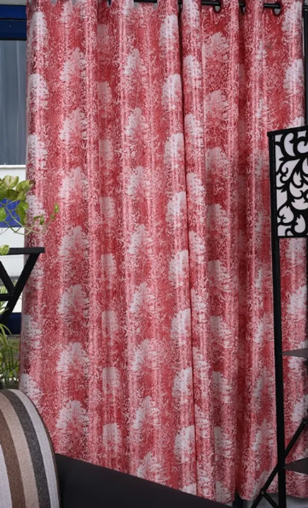 Peach_Polyster_Curtain_For_Home_And_Decor
