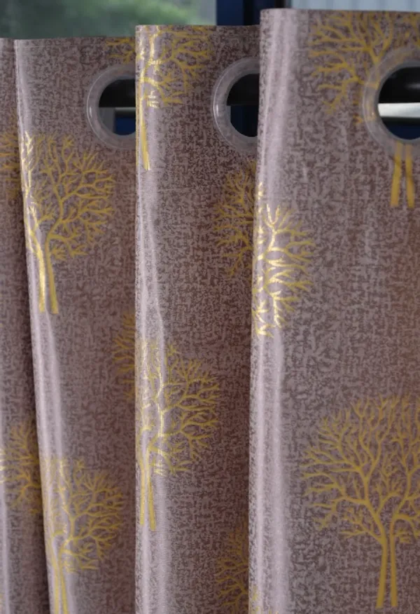 Peach_Polyster_Curtain_For_Home_And_Decor