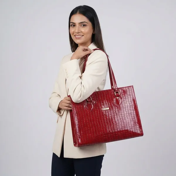 Maroon_Synthetic_Leather_Casual_Luxury_Handbags_For_Women_(Buy_1_Get_1_Free)