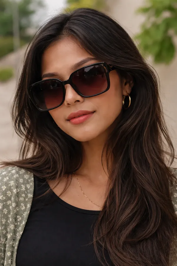 Multicolour_Plastic_Frame_And_Uv_Protection_Lens_Casual_Sunglasses_For_Women_(Buy_1_Get_1_Free)