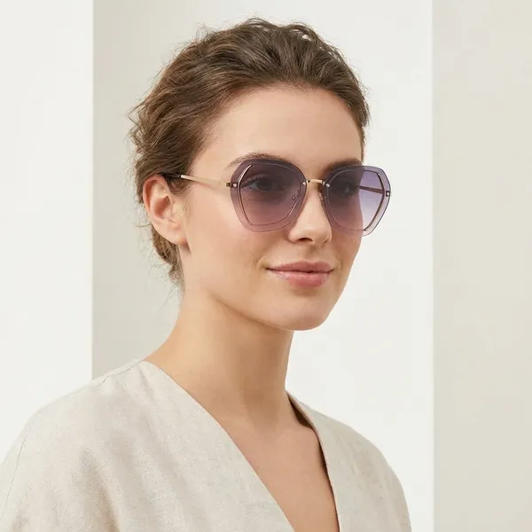 Multicolour_Plastic_Frame_And_Polycarbonate_Lens_Casual_Sunglasses_For_Women_(Buy_1_Get_1_Free)