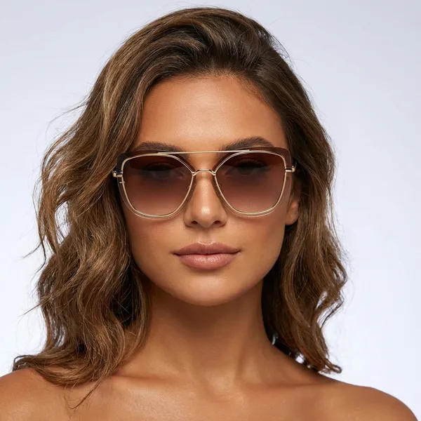 Multicolour_Plastic_Frame_And_Uv_Protection_Lens_Casual_Sunglasses_For_Women_(Buy_1_Get_1_Free)