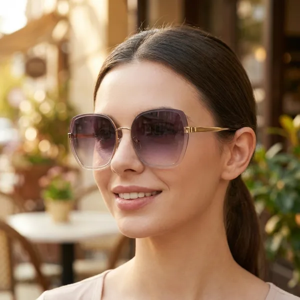 Multicolour_Plastic_Frame_And_Polarized_Lens_Casual_Sunglasses_For_Women_(Buy_1_Get_1_Free)