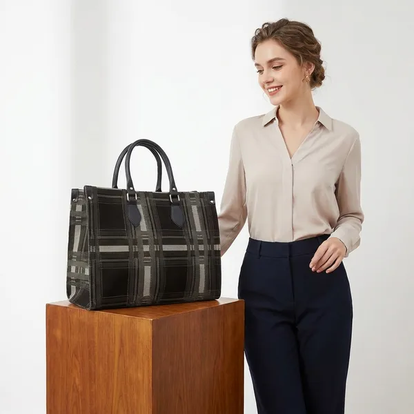 White_And_Black_Synthetic_Leather_Casual_Luxury_Handbags_For_Women_(Buy_1_Get_1_Free)