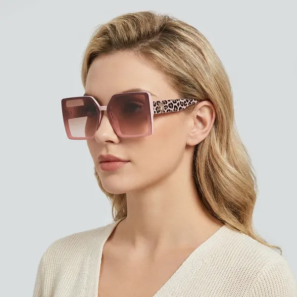 Pink_Plastic_Frame_And_Polycarbonate_Lens_Casual_Sunglasses_For_Women_(Buy_1_Get_1_Free)