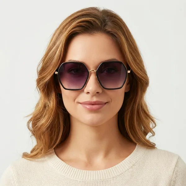 Multicolour_Plastic_Frame_And_Polycarbonate_Lens_Casual_Sunglasses_For_Women_(Buy_1_Get_1_Free)