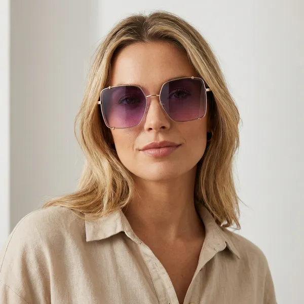 Multicolour_Plastic_Frame_And_Uv_Protection_Lens_Casual_Sunglasses_For_Women_(Buy_1_Get_1_Free)