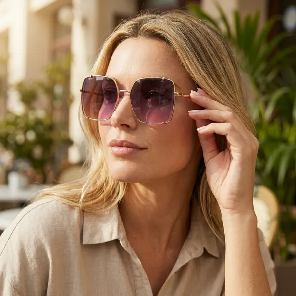 Multicolour_Plastic_Frame_And_Uv_Protection_Lens_Casual_Sunglasses_For_Women_(Buy_1_Get_1_Free)