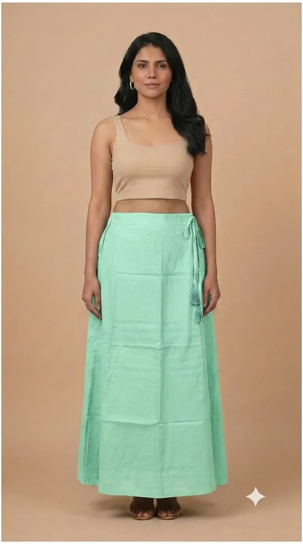 100%_Cotton_Premium_and_Elegant_Petticoat_with_Elastic_Support_in_Waist__by_Petti_Soft