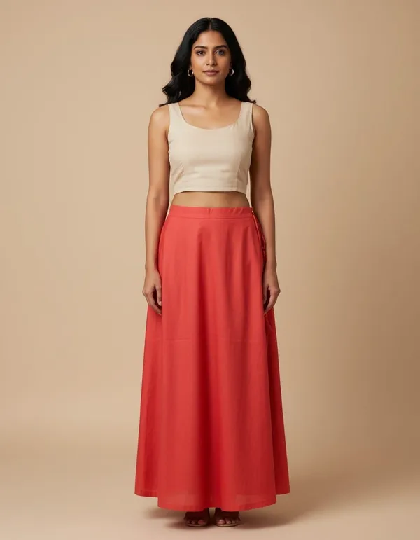 Coral_Pink_100%_Cotton_Premium_and_Elegant_Peti_Soft_Petticoat_(Measurements:_Waist_–_42_inches_|_Hips_–_48_inches_|_Length_–_38_inches_|_Bottom_Ghera_–_74_inches)_383