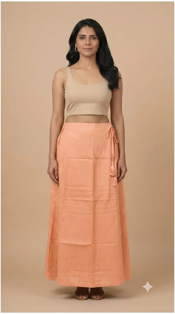 100%_Cotton_Premium_and_Elegant_Petticoat_with_Elastic_Support_in_Waist__by_Petti_Soft