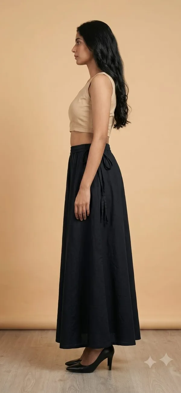 100%_Cotton_Premium_and_Elegant_Petticoat_with_Elastic_Support_in_Waist__by_Petti_Soft