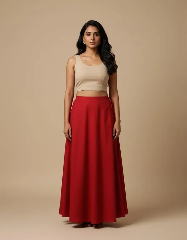100%_Cotton_Premium_and_Elegant_Petticoat_with_Elastic_Support_in_Waist__by_Petti_Soft
