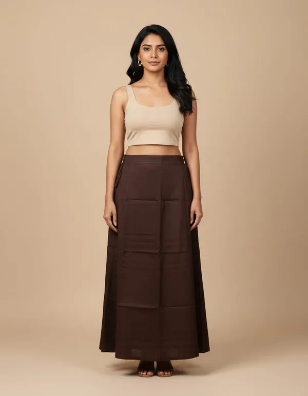 Brown_100%_Cotton_Premium_and_Elegant_Peti_Soft_Petticoat_(Measurements:_Waist_–_42_inches_|_Hips_–_48_inches_|_Length_–_38_inches_|_Bottom_Ghera_–_74_inches)_302