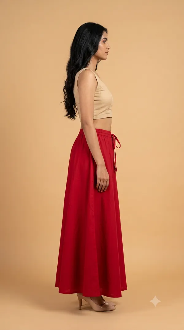 100%_Cotton_Premium_and_Elegant_Petticoat_with_Elastic_Support_in_Waist__by_Petti_Soft