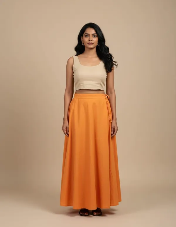 Orange_100%_Cotton_Premium_and_Elegant_Peti_Soft_Petticoat_(Measurements:_Waist_–_42_inches_|_Hips_–_48_inches_|_Length_–_38_inches_|_Bottom_Ghera_–_74_inches)_-_422