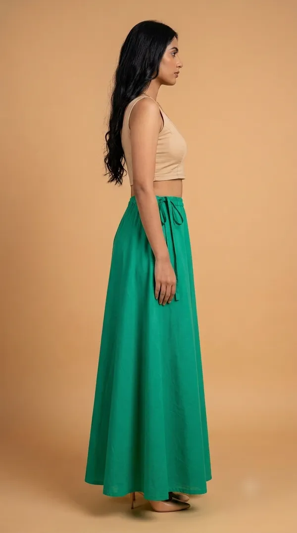 100%_Cotton_Premium_and_Elegant_Petticoat_with_Elastic_Support_in_Waist__by_Petti_Soft