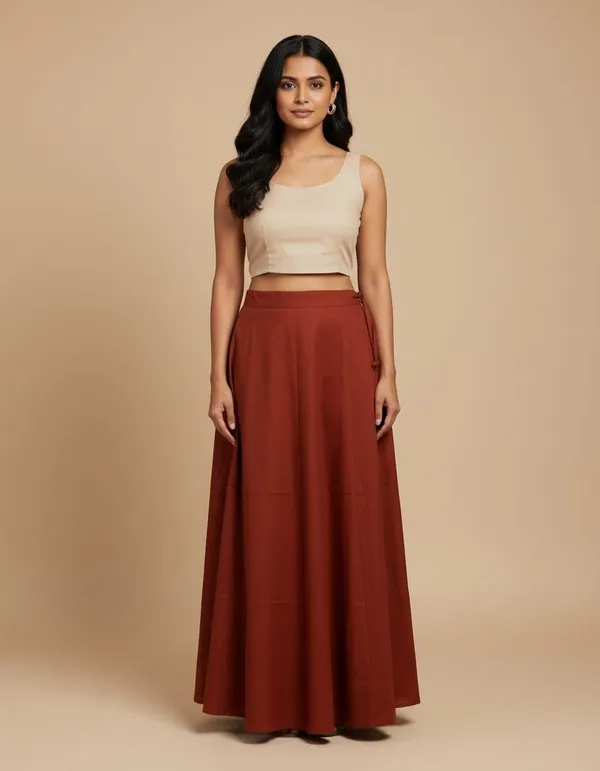 Deep_Red_100%_Cotton_Premium_and_Elegant_Peti_Soft_Petticoat_(Measurements:_Waist_–_42_inches_|_Hips_–_48_inches_|_Length_–_38_inches_|_Bottom_Ghera_–_74_inches)_436