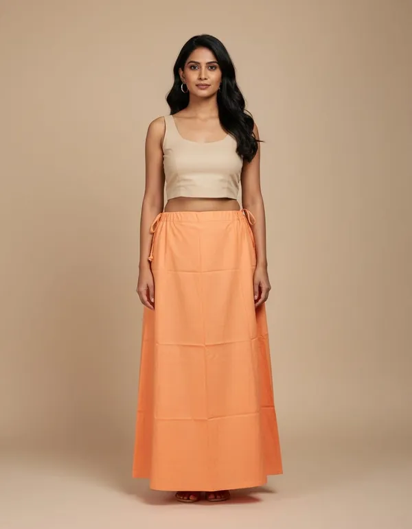 Peach_100%_Cotton_Premium_and_Elegant_Peti_Soft_Petticoat_(Measurements:_Waist_–_42_inches_|_Hips_–_48_inches_|_Length_–_38_inches_|_Bottom_Ghera_–_74_inches)_353