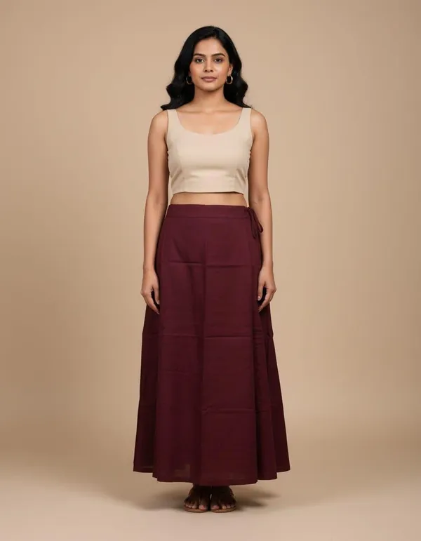 100%_Cotton_Premium_and_Elegant_Petticoat_with_Elastic_Support_in_Waist__by_Petti_Soft