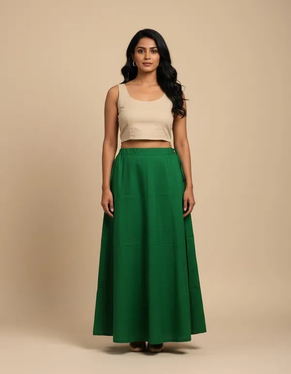 100%_Cotton_Premium_and_Elegant_Petticoat_with_Elastic_Support_in_Waist__by_Petti_Soft