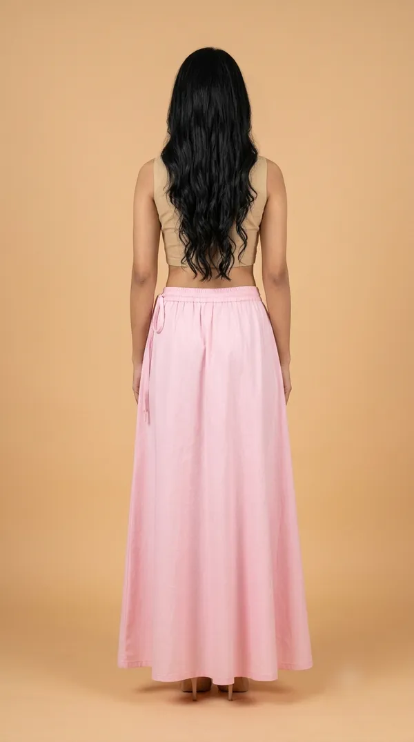 100%_Cotton_Premium_and_Elegant_Petticoat_with_Elastic_Support_in_Waist__by_Petti_Soft