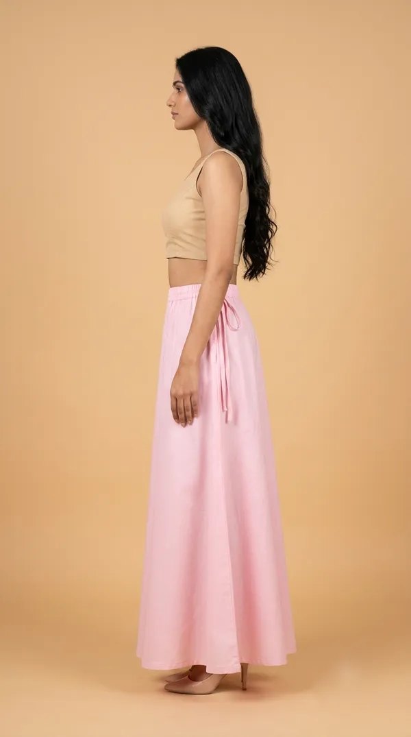 100%_Cotton_Premium_and_Elegant_Petticoat_with_Elastic_Support_in_Waist__by_Petti_Soft