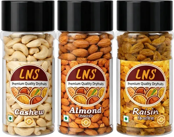 Nutritious_&_Delicious_Cashew,_Almond_And_Resins_(200Gm+250Gm+250Gm)_(Pack_Of_3)_Almonds,_Raisins,_Cashews_(3_X_233.33_G)