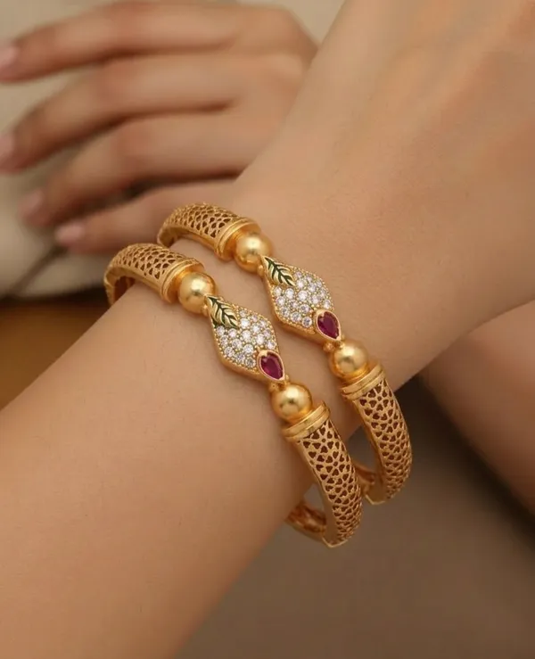 Designer_Gold_Plated_Bangle_Combo_–_Set_of_3_Pairs
