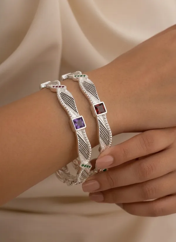 Dual_Stone_Designer_Silver-Plated_Diamond_Studded_Bangles_