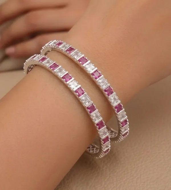 Elegant_Pink_&_White_Stone_Studded_Silver_Bangles_(Set_of_2)