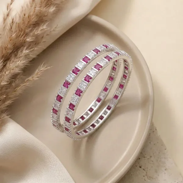 Elegant_Pink_&_White_Stone_Studded_Silver_Bangles_(Set_of_2)