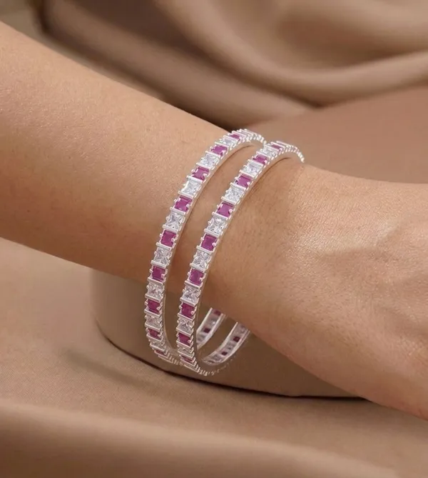 Elegant_Pink_&_White_Stone_Studded_Silver_Bangles_(Set_of_2)