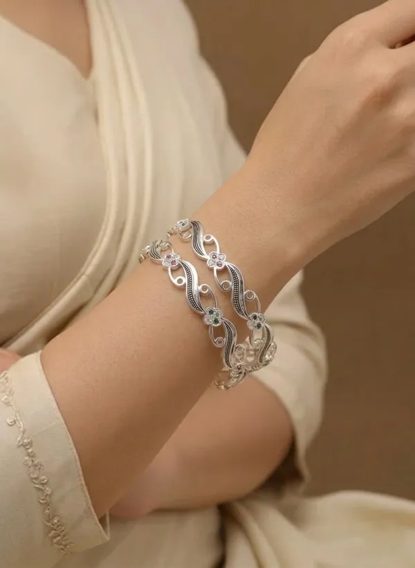 Floral_Sparkle_Silver-Plated_Diamond_Studded_Bangles_Pack_of_2