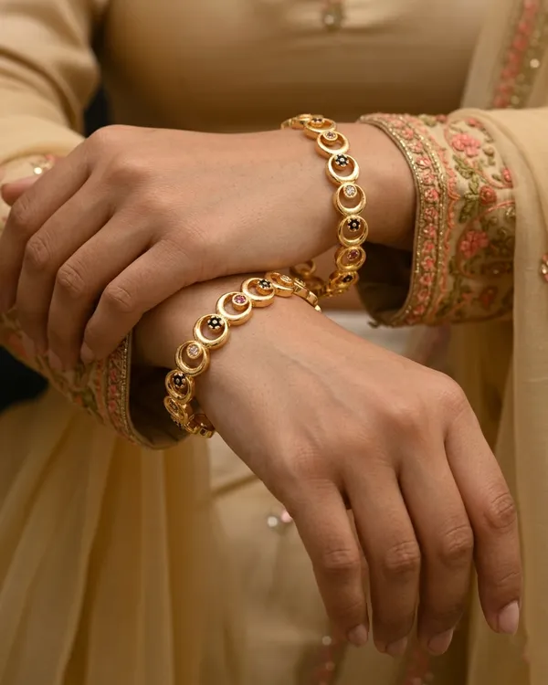 Gold_Plated_Multi-Color_AD_Circle_Designer_Bangles_–_Premium_Festive_Wear_Pair