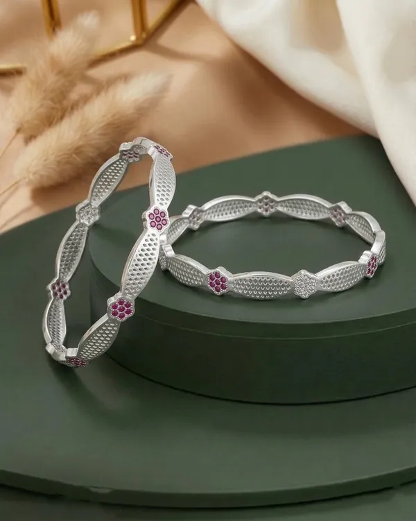 Elegant_Silver_Plated_Floral__Bangles_Set_with_Ruby_Stone_Accents