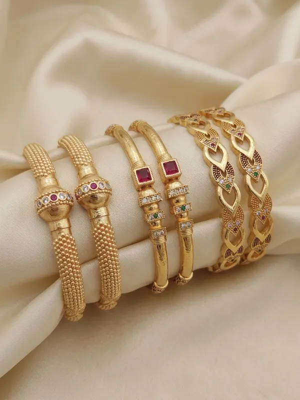 Premium_Gold_Plated_Designer_Bangles_Set_for_Women_|_Traditional_Stone_Studded_Kada_Combo_|_Festive_&_Wedding_Wear