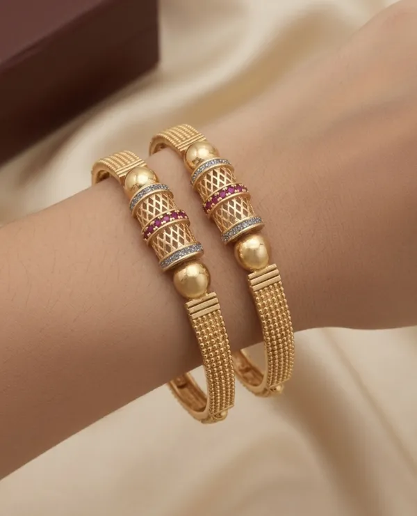 Royal_Ruby_Gold-Plated_Designer_Bangles_For_Women